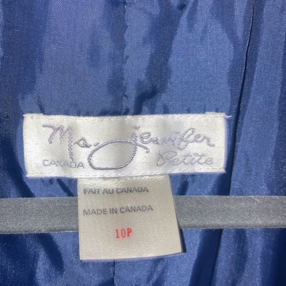 Vintage Wool Houndstooth Plaid Single Breasted Blazer Size 10 - Picture 3 of 10